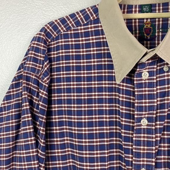 Hunt Club | Tartan Plaid Vintage Button Down Shirt 16.5 - 37/38 - Picture 6 of 8